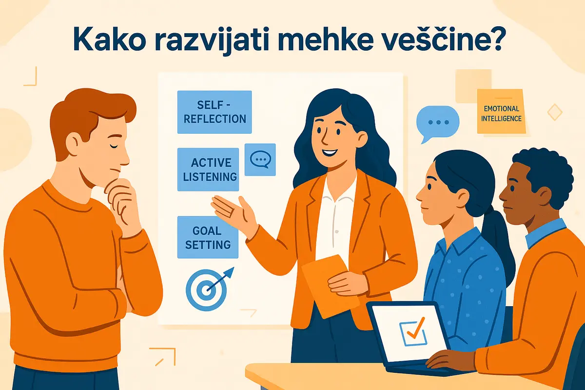 Timeline razvoja mehkih veščin: Izkušnje, rast in uspeh